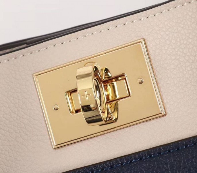 Louis Vuitton On My Side Bag In Navy Blue