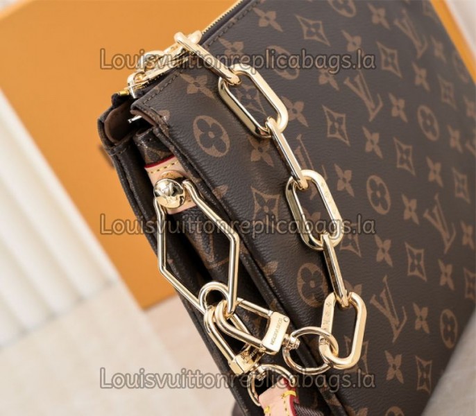Louis Vuitton Monogram Canvas Coussin PM Bag With Jacquard Strap
