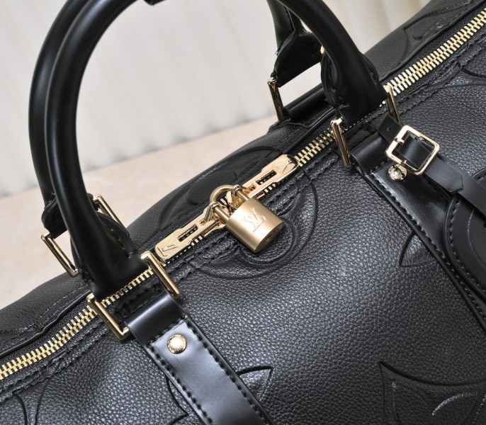 Monogram Empreinte Keepall Bandouliere 45 In Black