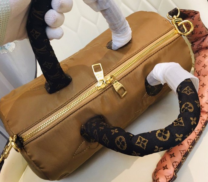 Louis Vuitton Econyl Regenerated Nylon Speedy Bandouliere 30 Handbag In Beige