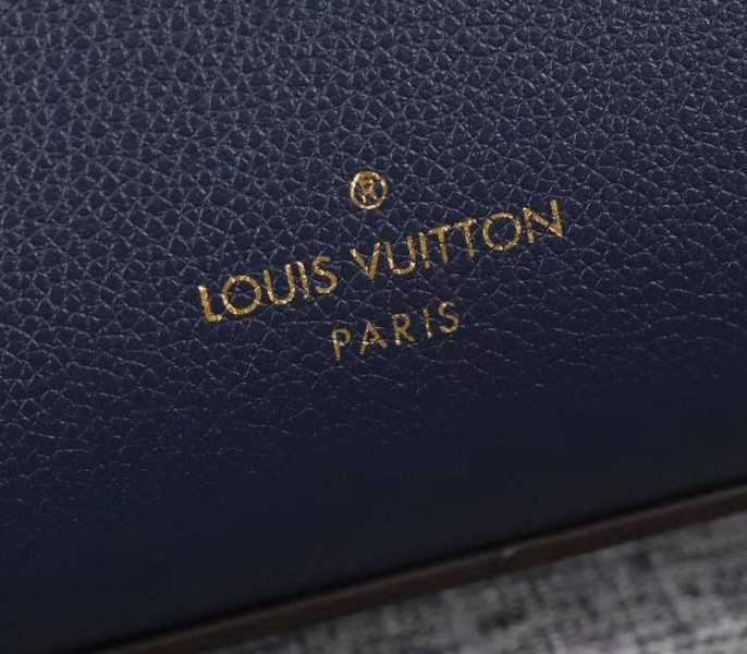 Louis Vuitton On My Side Bag In Navy Blue