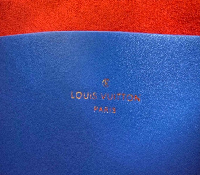 Louis Vuitton Coussin Pochette In Blue And Red