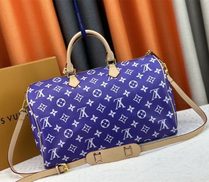 Louis Vuitton Speedy P9 Bandouliere 40 Bag In Amethyst Purple