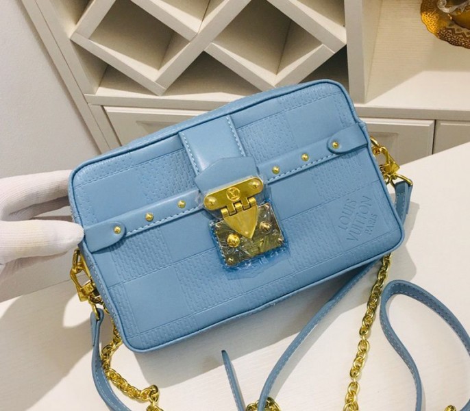 Louis Vuitton Troca PM Bag In Glacier Blue