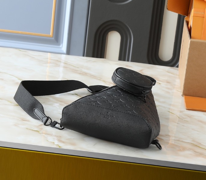 Taurillon Leather Duo Slingbag