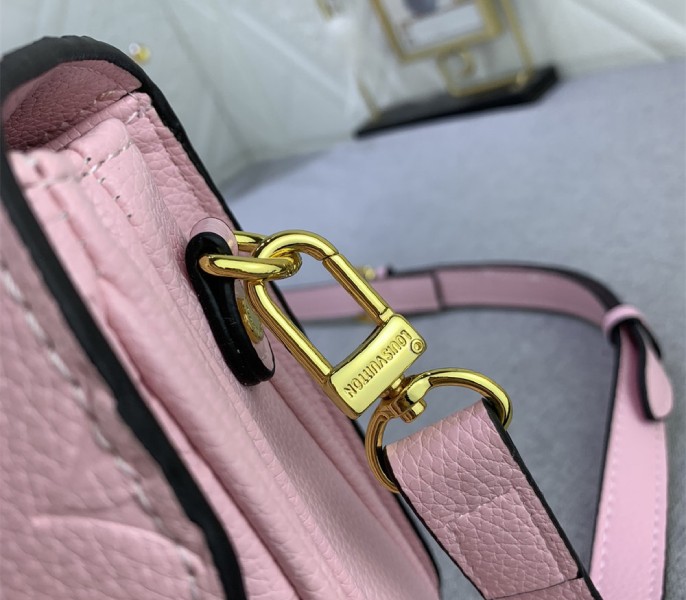 Monogram Empreinte Leather Metis In Light Hot Pink