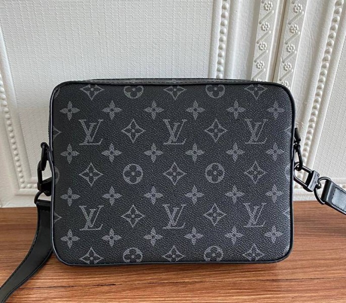 Louis Vuitton Monogram Eclipse Steamer Messenger Bag
