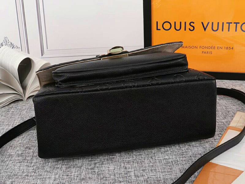 Louis Vuitton Monogram Empreinte Marignan Bag In Black