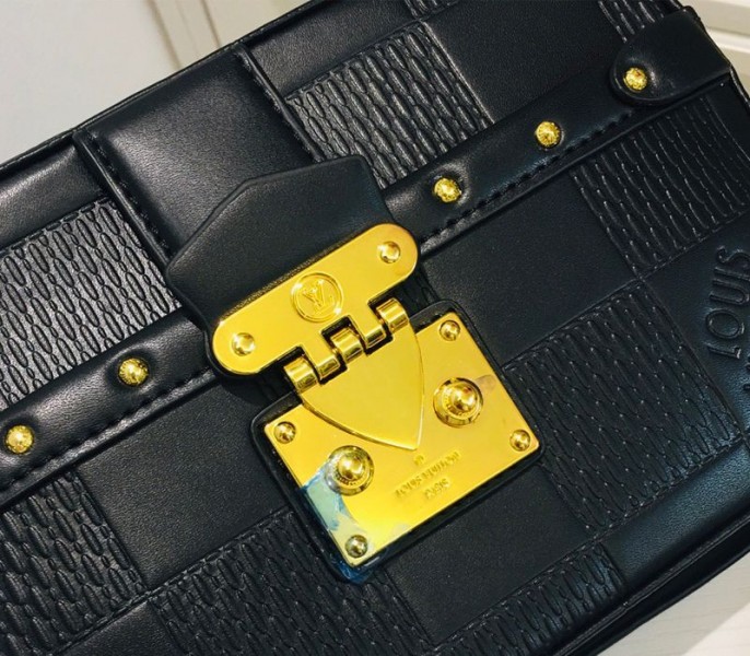 Louis Vuitton Troca PM Bag In Black