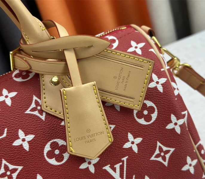 Louis Vuitton Speedy P9 Bandouliere 30 Bag In Red