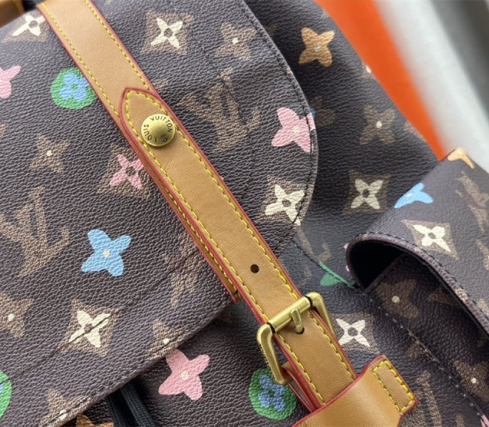 Louis Vuitton Monogram Craggy Christopher MM Backpack In Chocolate