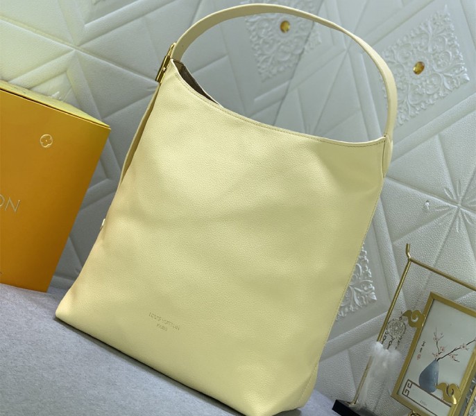 Louis Vuitton Low Key MM Hobo In Urban Yellow