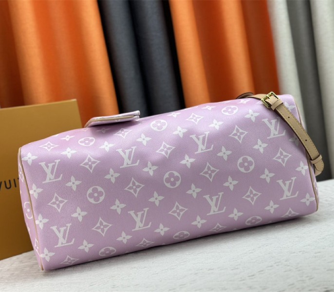 Louis Vuitton Speedy P9 Bandouliere 50 Bag In Light Hot Pink
