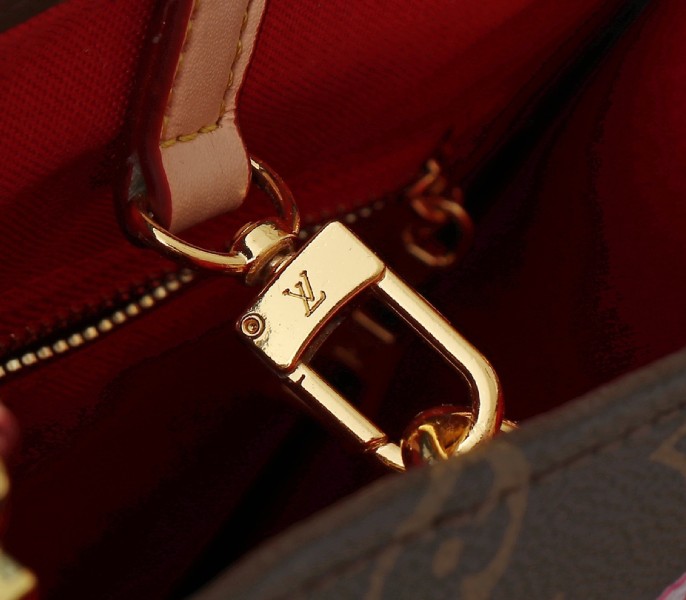 X TM Monogram Canvas Onthego PM With Cherry Blossom