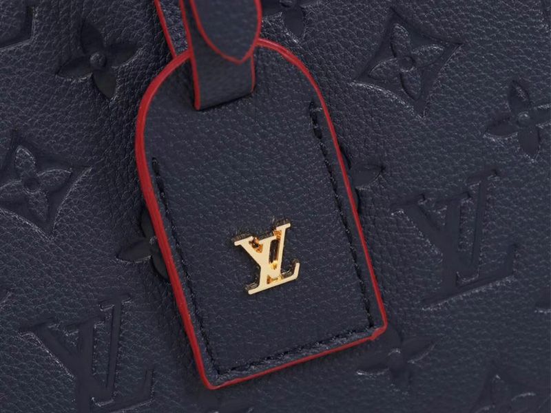 Louis Vuitton Monogram Empreinte Boite Chapeau Souple MM Bag In Navy Blue