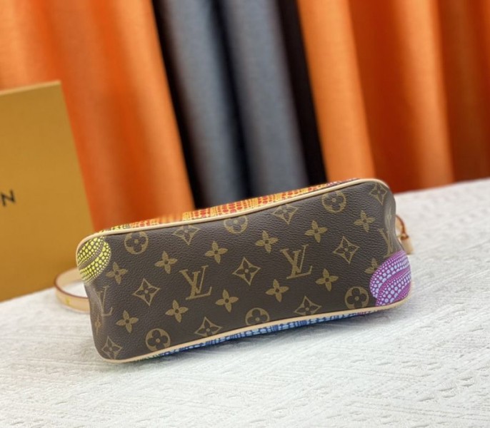 Louis Vuitton X YK Mongram Canvas Boulogne Bag In Pumpkin