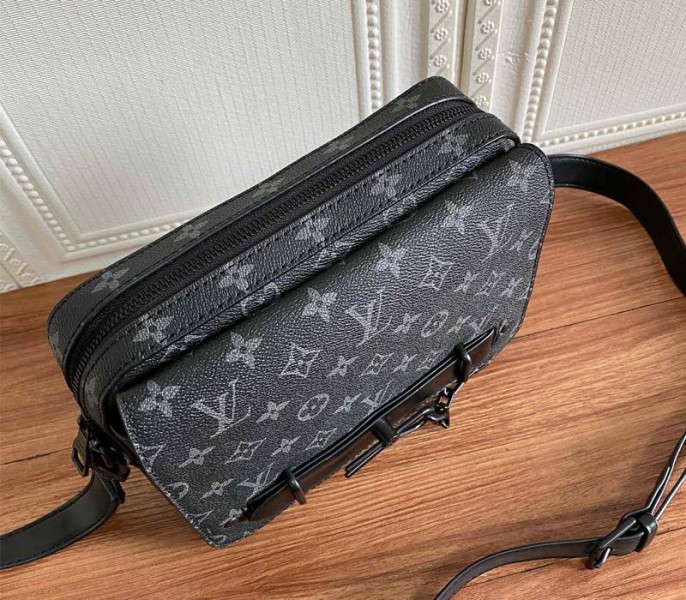 Louis Vuitton Monogram Eclipse Steamer Messenger Bag