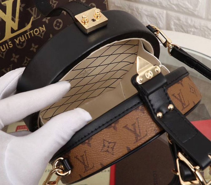 Louis Vuitton Monogram Reverse Canvas Petite Boite Chapeau