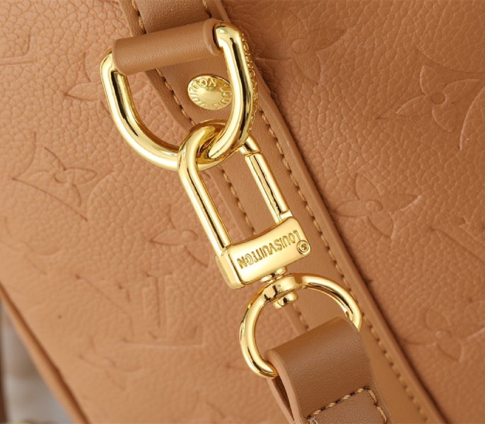 Louis Vuitton Monogram Empreinte Speedy Soft 30 Handbag In Arizona Beige