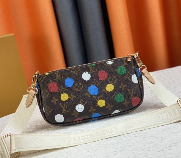 Louis Vuitton X YK Monogram Canvas Multi Pochette Accessoires