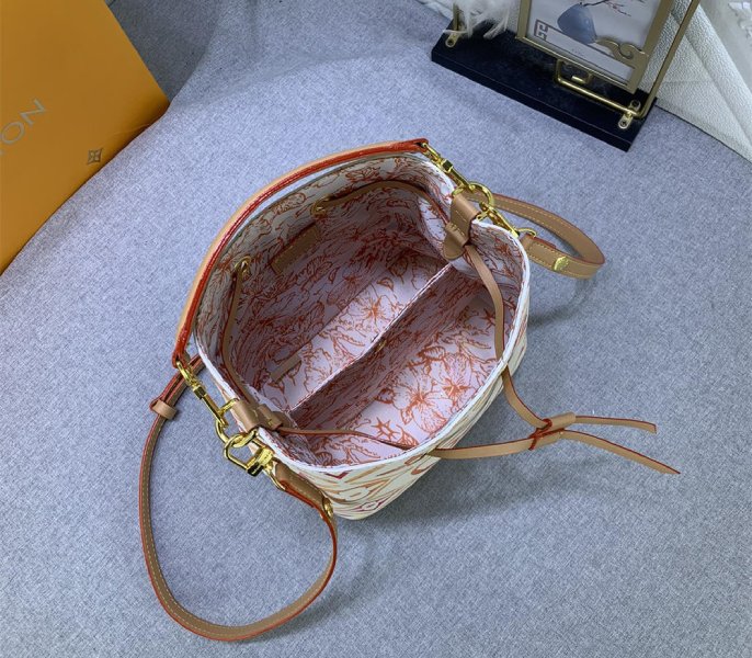 Louis Vuitton LV By The Pool Monogram Tiles Canvas NeoNoe BB Bag In Coral