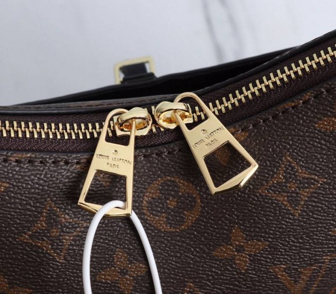 Louis Vuitton Monogram Canvas Odeon MM Bag In Black