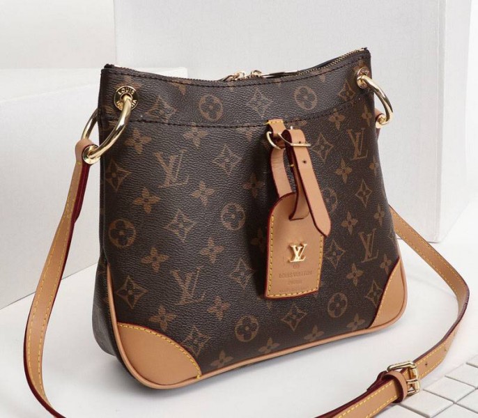 Louis Vuitton Monogram Canvas Odeon PM Bag In Natural