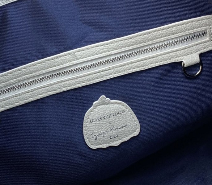 Louis Vuitton X YK Bandouliere Keepall 50 Travel Bag In White