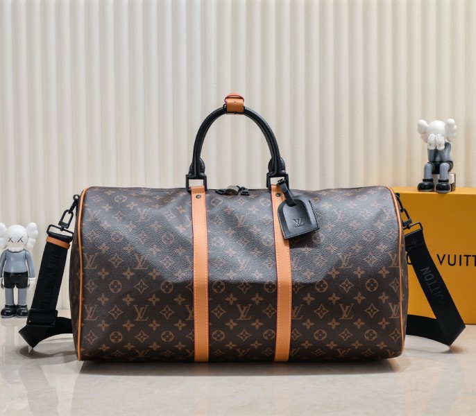 Monogram Canvas Keepall Bandouliere 50 With Jacquard Strap