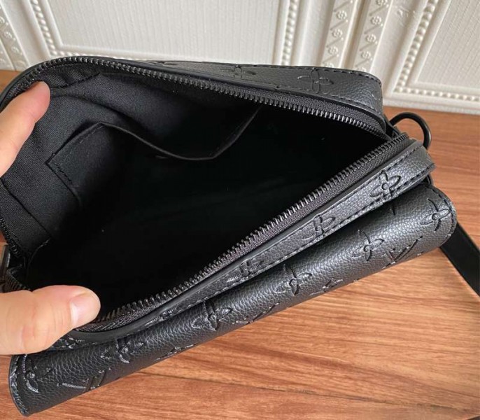 Louis Vuitton Taurillon Leather Steamer Messenger Bag