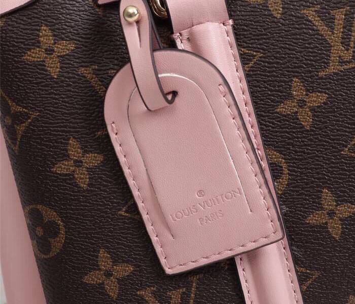 Louis Vuitton Monogram Canvas Soufflot BB Bag In Peach