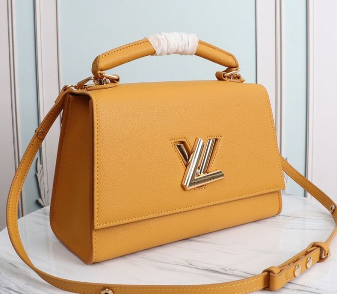 Louis Vuitton Twist One Handle MM Handbag In Vibrant Honey