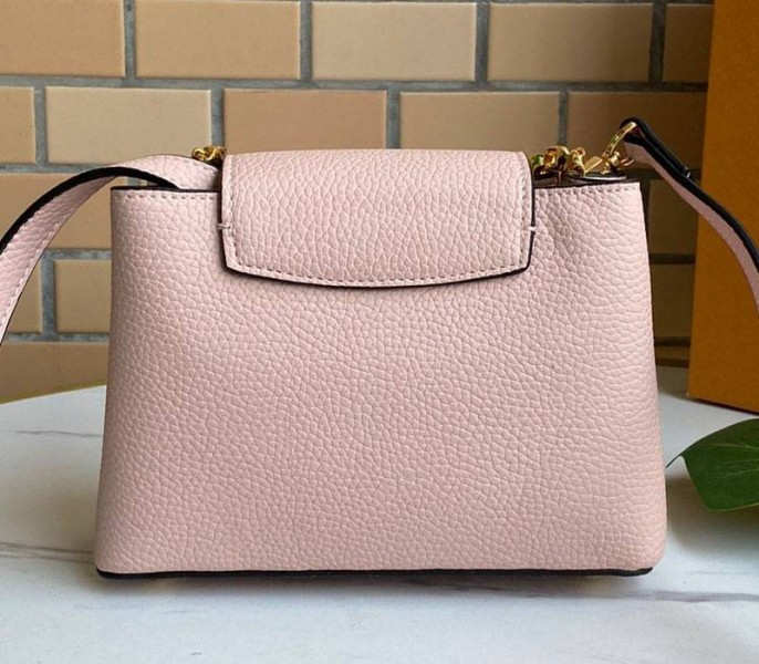 Louis Vuitton Capucines Mini Chain Bag In Pink