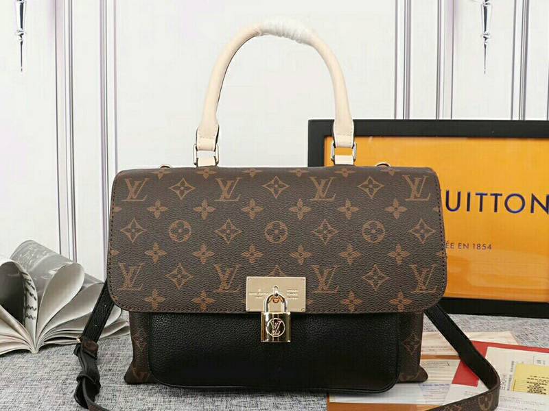 Louis Vuitton Monogram Canvas Marignan Bag In Black