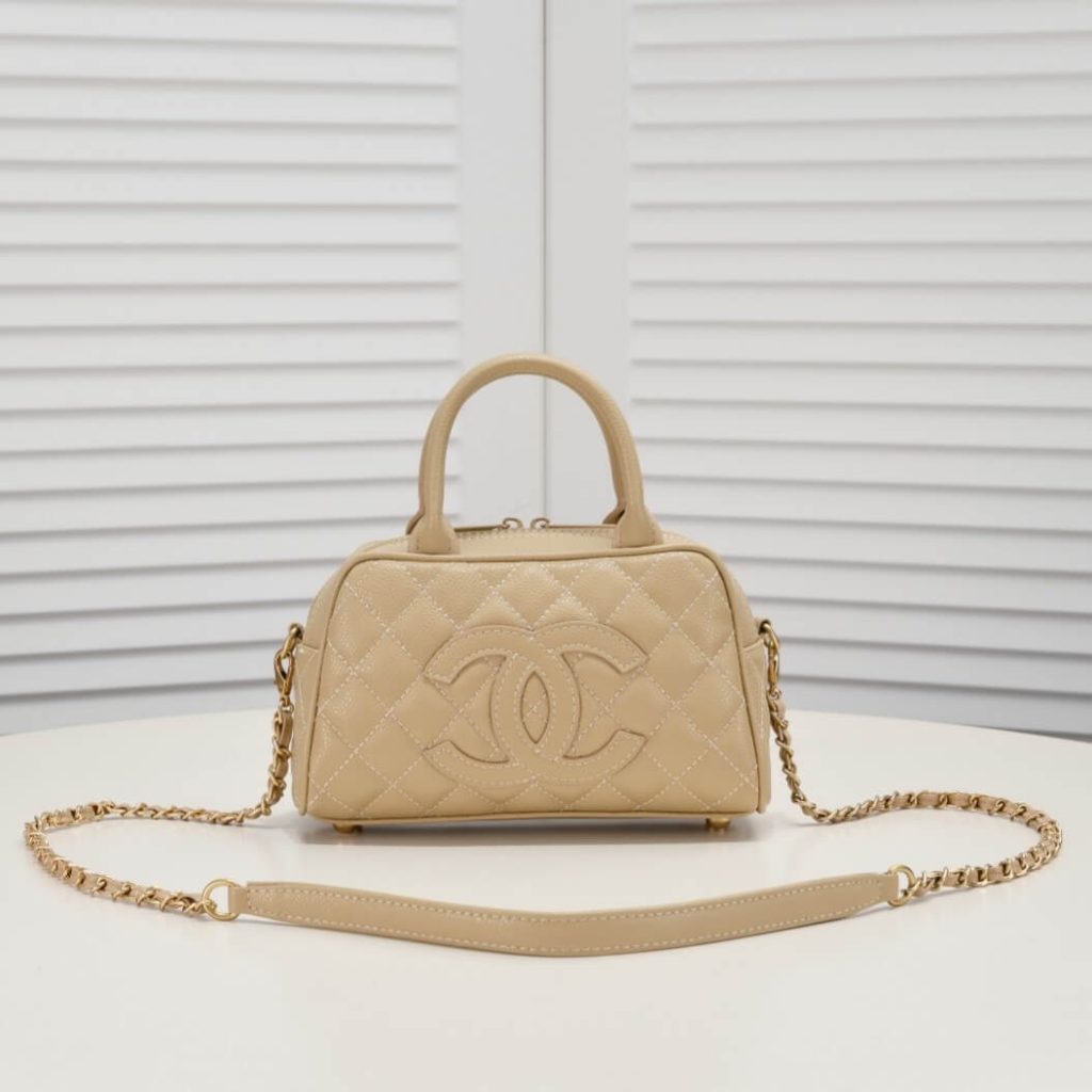 CHANEL Small Vintage Boston Bag