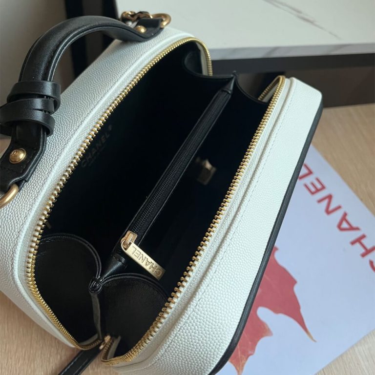 Chanel Medium Filigree Makeup Case