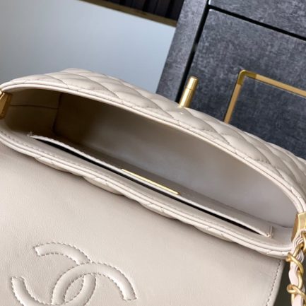 CHANEL Small Flap Bag with Top Handle(HIGH-END GRADE)