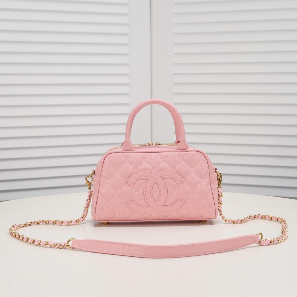 CHANEL Small Vintage Boston Bag