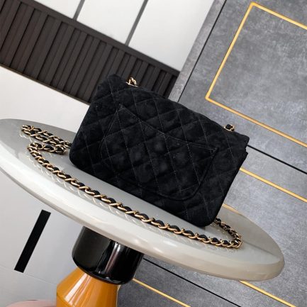 CHANEL SUEDE MINI FLAP BAG(HIGH-END GRADE)
