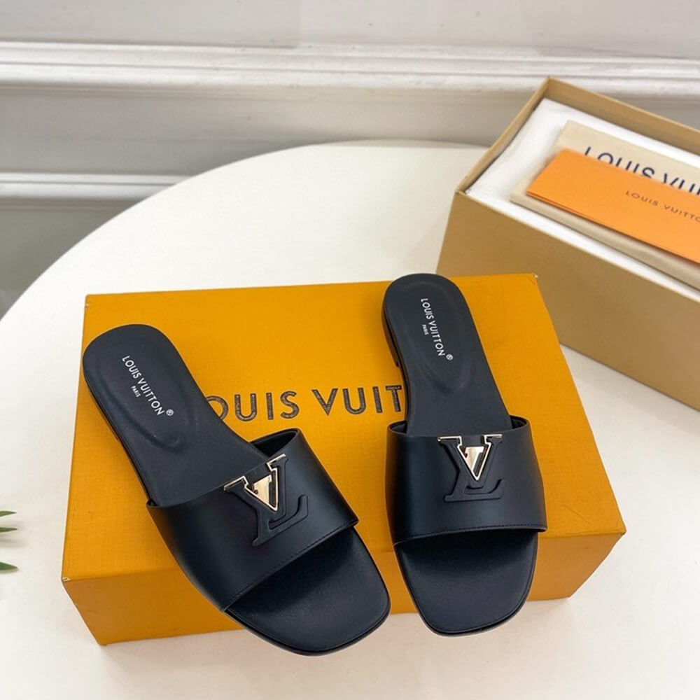 Louis Vuitton LV Capri Flat Mule Black