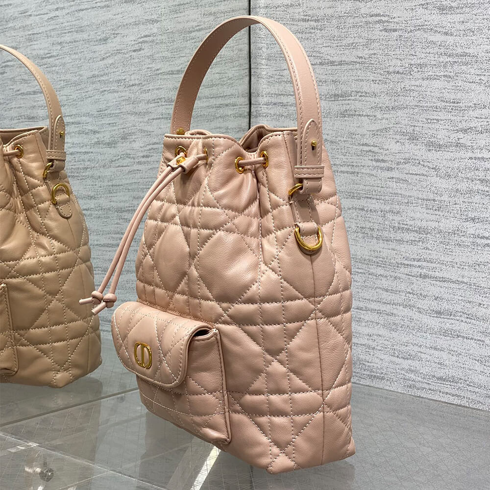 Small Dior Caro Bucket Bag(HIGH-END GRADE)