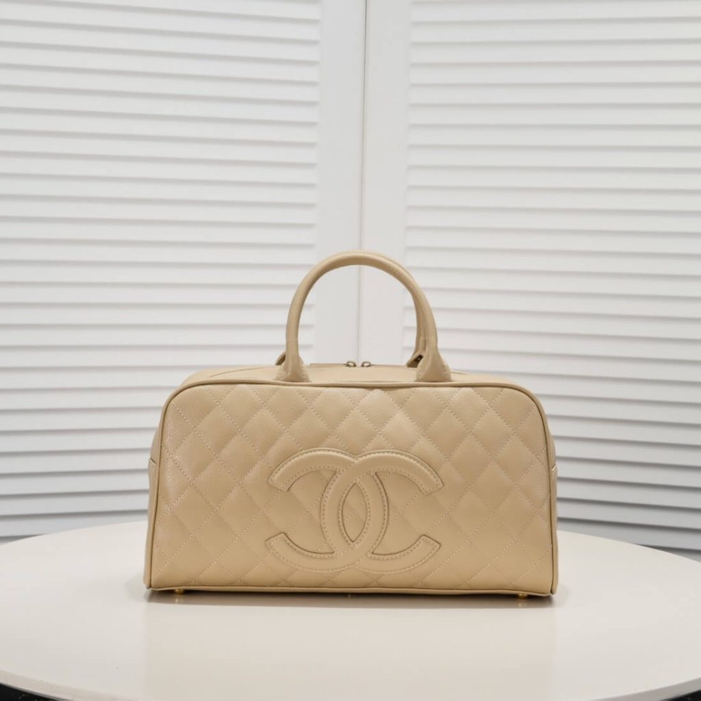CHANEL Large Vintage Boston Bag