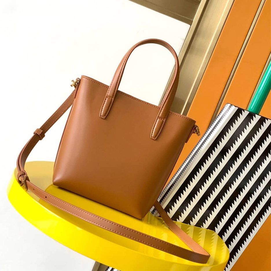 MINI TOY SHOPPING SAINT LAURENT IN BOX LEATHER