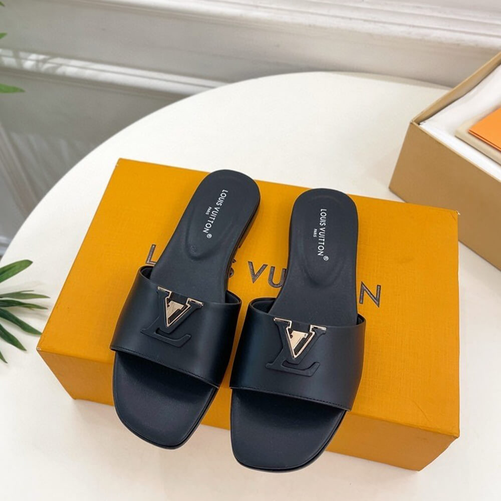 Louis Vuitton LV Capri Flat Mule Black