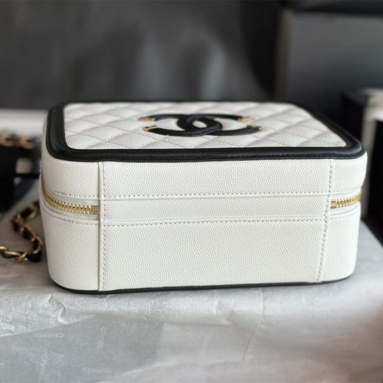 Chanel Medium Filigree Makeup Case