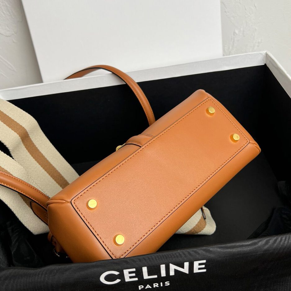 Celine SMALL 16 BAG IN SATINATED CALFSKIN(high-end grade)