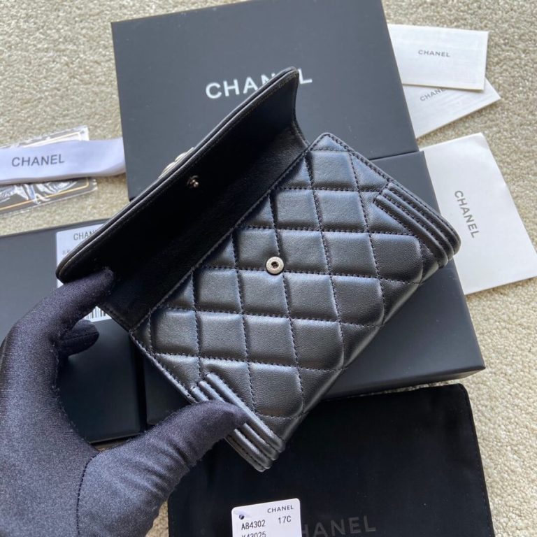 Chanel boy long wallet