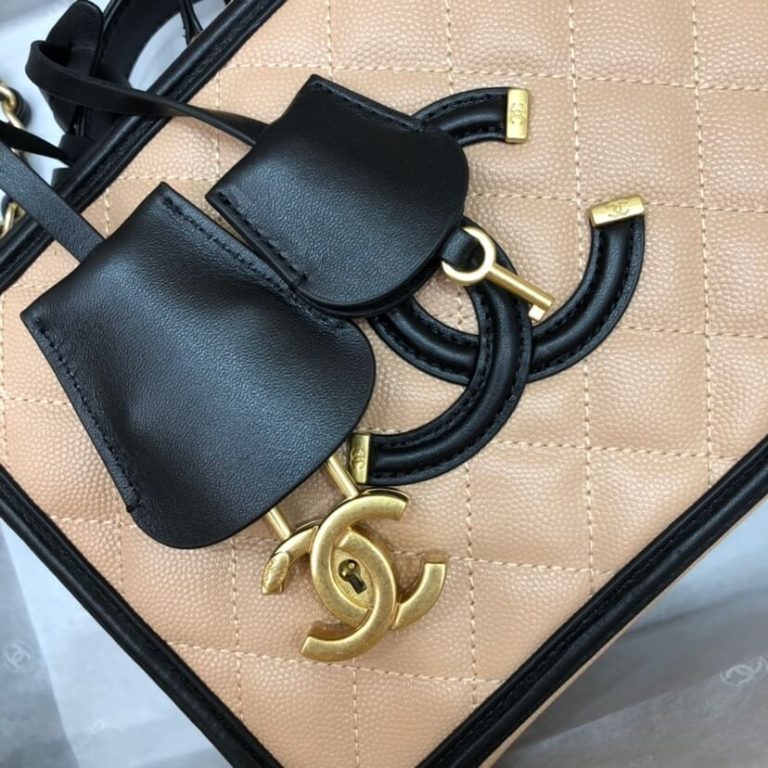 Chanel Medium Filigree Makeup Case