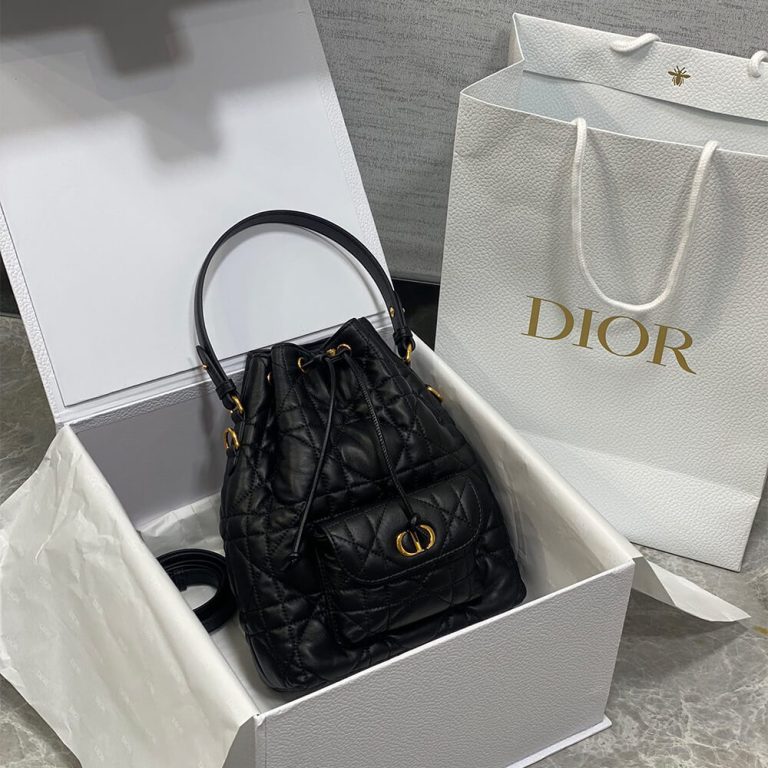Small Dior Caro Bucket Bag(HIGH-END GRADE)