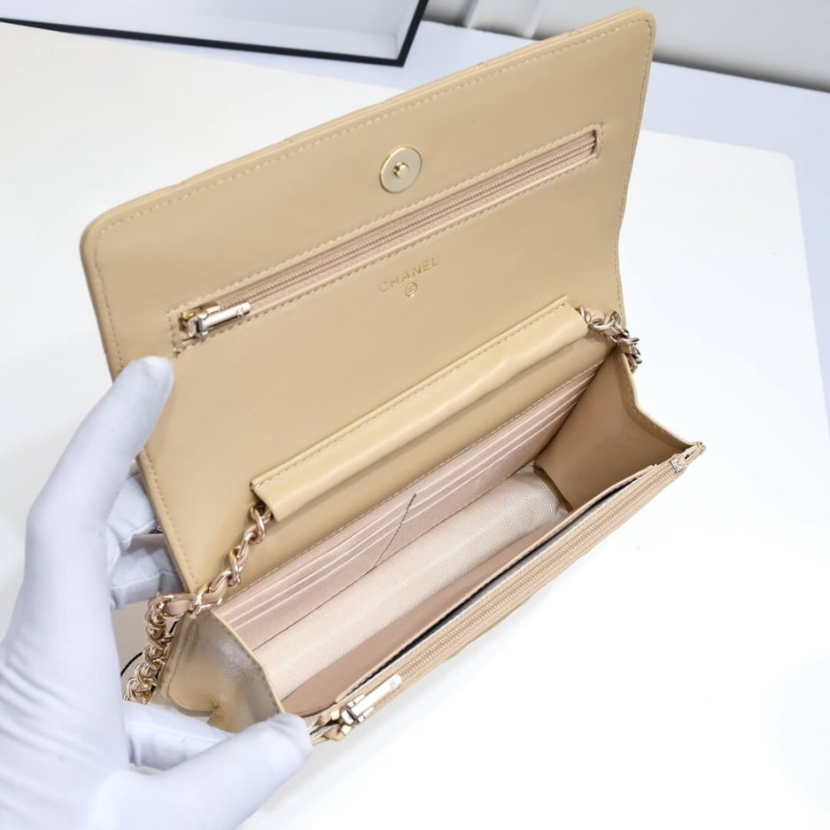 Chanel classic chain wallet
